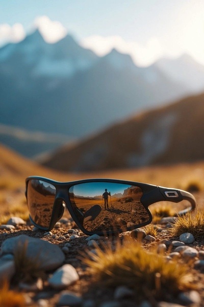 sport sunglasses, performance eyewear, polarized sunglasses, running sunglasses, outdoor sunglasses, brand awareness, lifestyle, energetic, calm, blue, brown, neutral